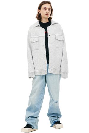 Вязаный кардиган с карманами