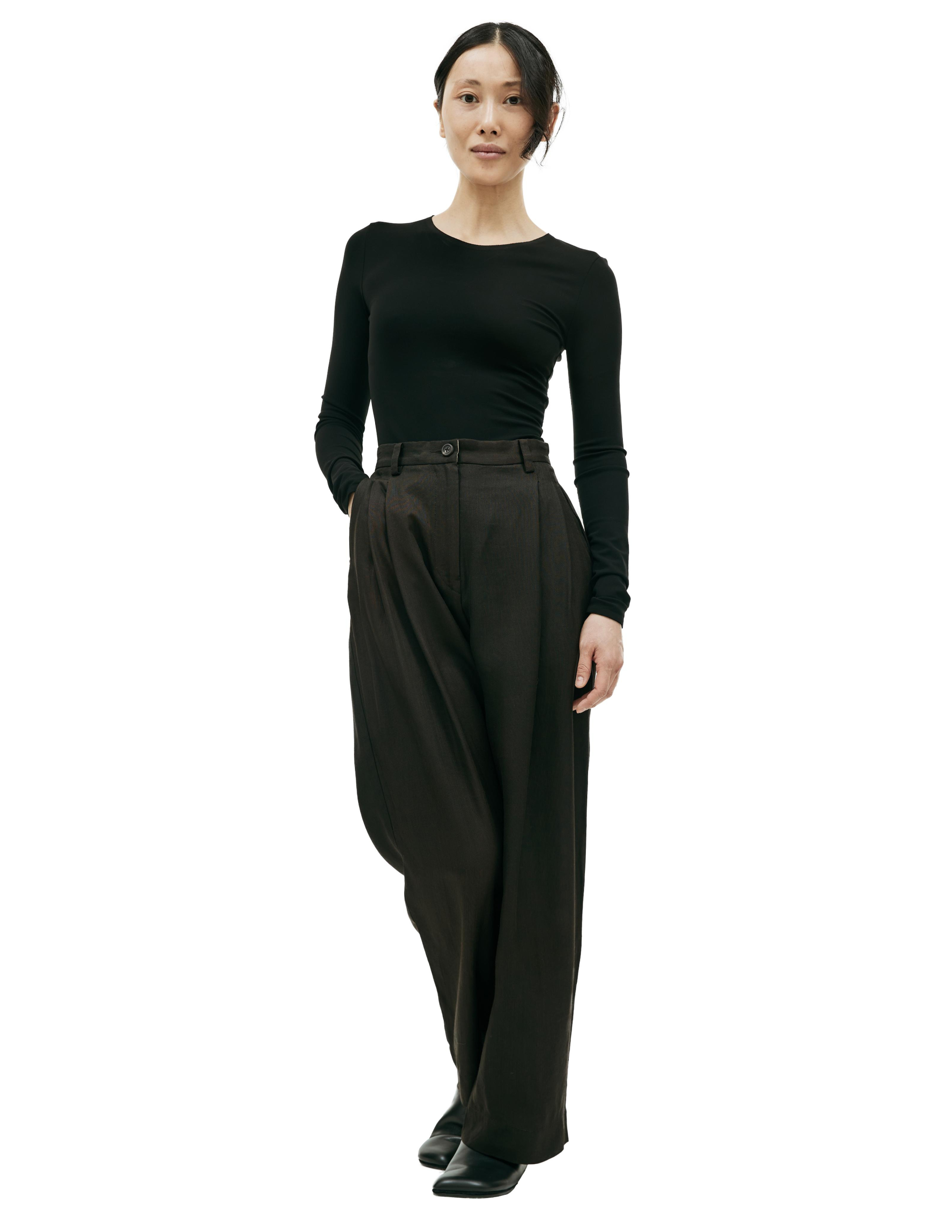 Где купить Широкие брюки с защипами Ziggy Chen 