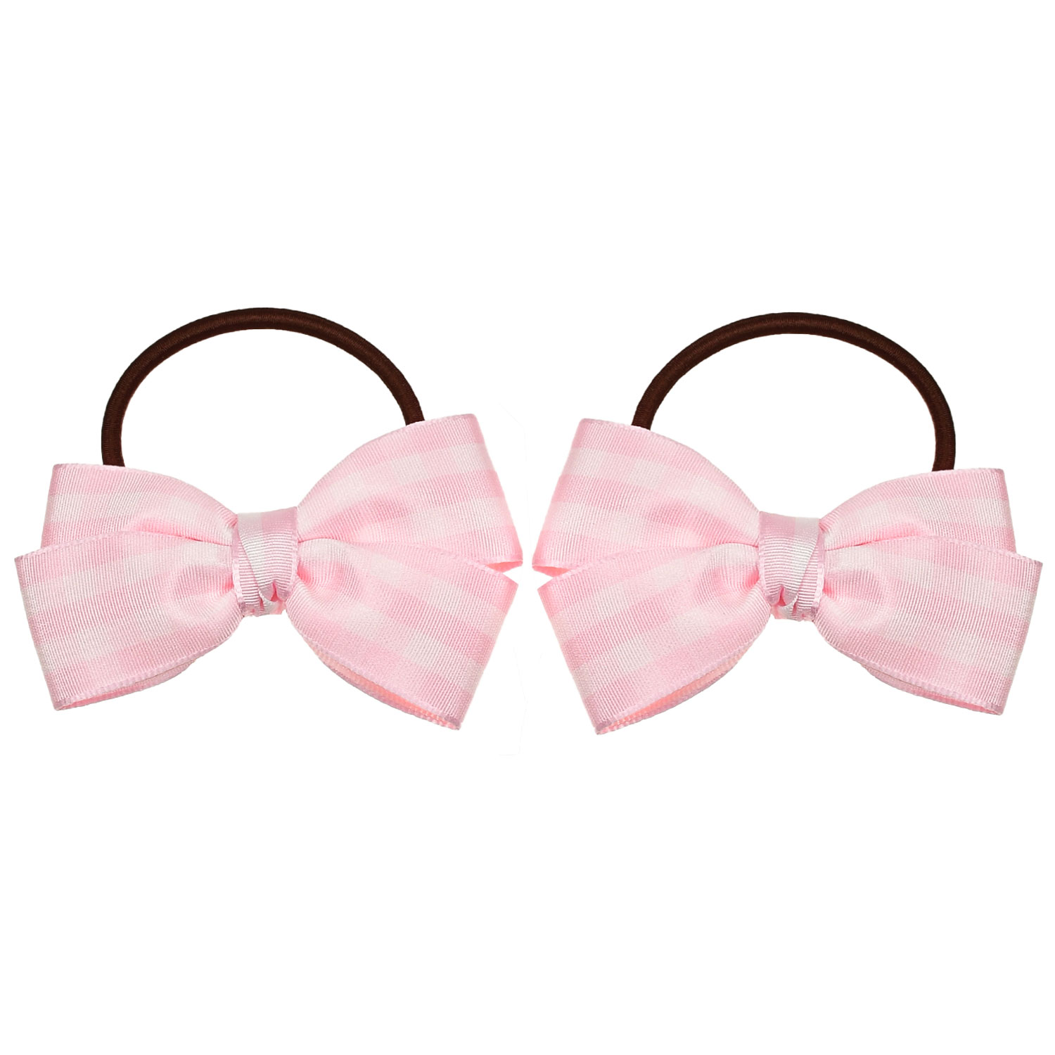 Где купить Резинка для волос со светло-розовым бантиком в клетку, 2 шт Tais детская Tais 