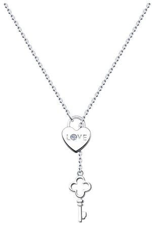 Колье SOKOLOV из серебра с фианитом