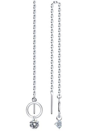 Серьги SOKOLOV из серебра с фианитами