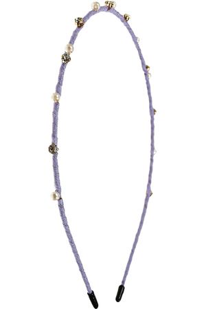 Ободок с жемчугом, фиолетовый Tais детский