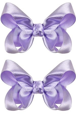 Зажим для волос атласный фиолетовый, 2 шт Tais детский