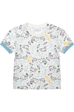 Футболка с принтом "хамелеоны" Sanetta Kidswear