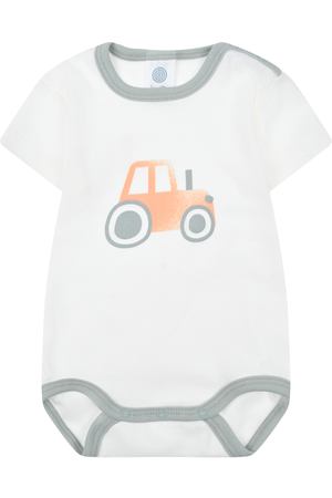 Боди с принтом "трактор" Sanetta