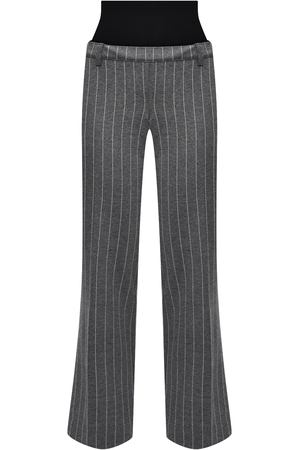 Прямые брюки для беременных в полоску Pietro Brunelli