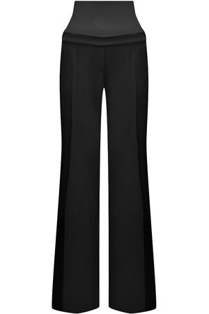 Брюки для беременных из тонкой вискозы, черные Pietro Brunelli