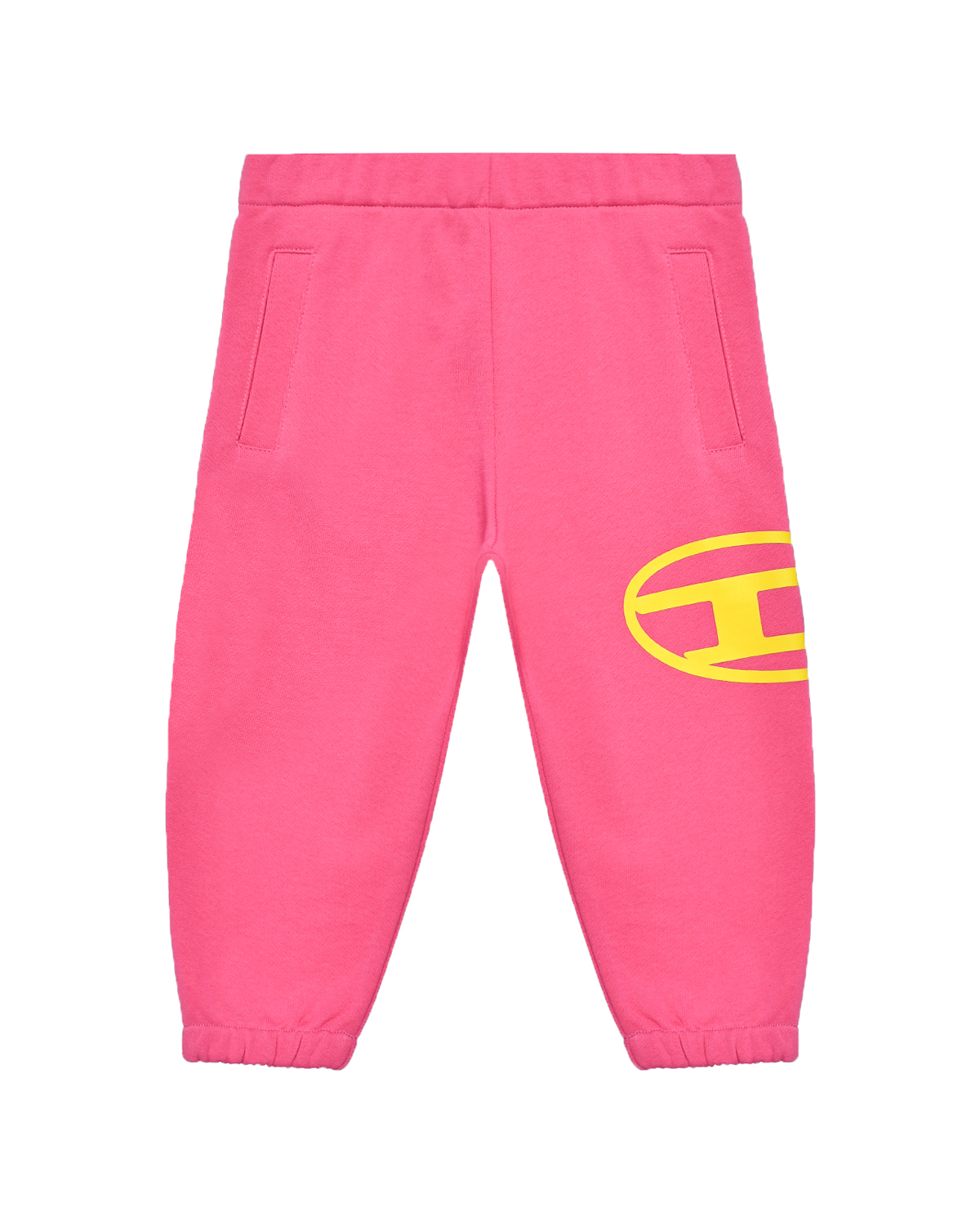 Где купить Спортивные брюки с поясом на резинке, розовые Diesel Diesel 