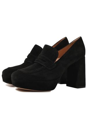 Замшевые туфли Rouen Gianvito Rossi