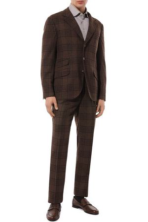 Хлопковая рубашка Kiton