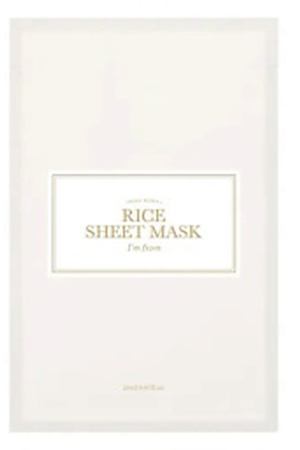 I'M FROM Тканевая маска с сывороточной пропиткой Rice Sheet Mask 20.0