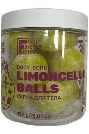 FAMILY FOREVER FACTORY Скраб для тела "LIMONCELLO BALLS" Hand Made 150.0