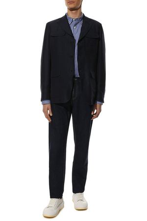 Пиджак из шерсти и льна Brioni