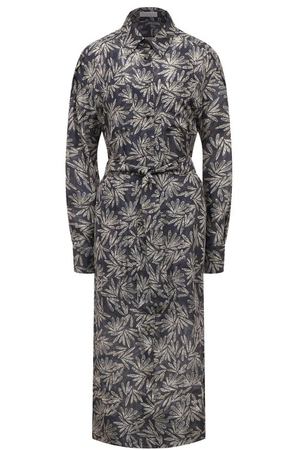 Шелковое платье Brunello Cucinelli