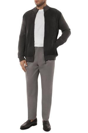 Брюки из хлопка и шерсти Brunello Cucinelli
