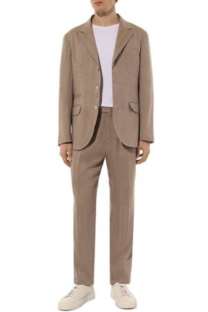 Костюм изо льна и шерсти Brunello Cucinelli
