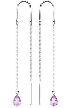 Серьги SOKOLOV из серебра с аметистами