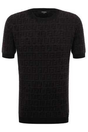 Джемпер из шерсти и хлопка Fendi