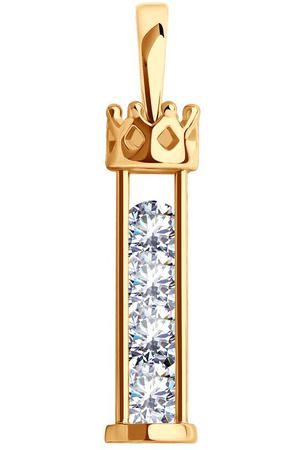 Подвеска SOKOLOV из золота с фианитами