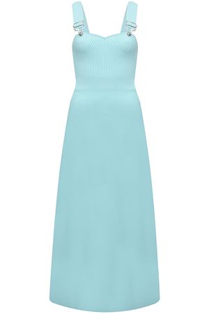 Платье из трикотажа, голубое Mo5ch1no Jeans