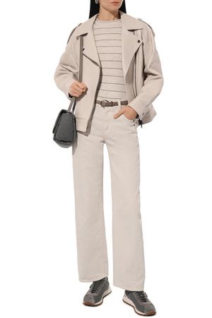 Кожаная куртка Brunello Cucinelli