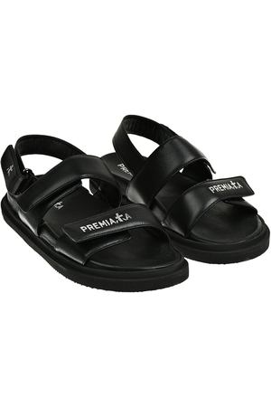 Босоножки с застежками велкро, черные will be Premiata