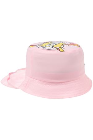 Розовая панама с принтом "Crash" Il Trenino