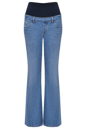 Джинсы клеш для беременных, голубые Pietro Brunelli