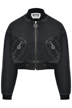 Джинсовая куртка-бомбер Mo5ch1no Jeans