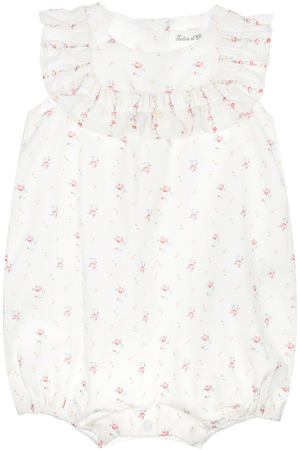 Белый песочник с цветочным принтом Tartine et Chocolat​
