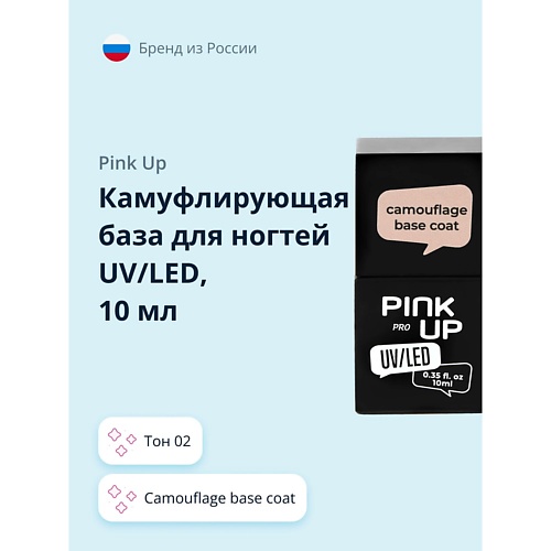Где купить PINK UP Камуфлирующая база для ногтей UV/LED PRO Pink Up 