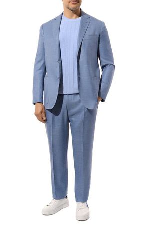 Костюм из шерсти и шелка Sartorio