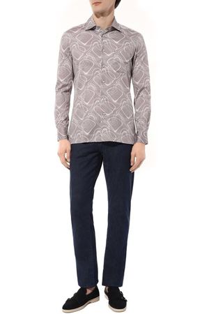 Хлопковая рубашка Kiton