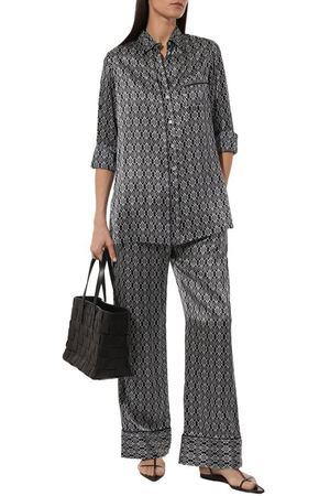 Атласные брюки Kiton