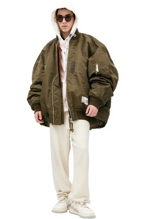 Двусторонний бомбер на молнии