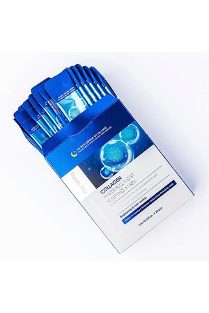 FARMSTAY Маска для лица ночная с коллагеном Collagen Water Full Moist Sleeping Mask