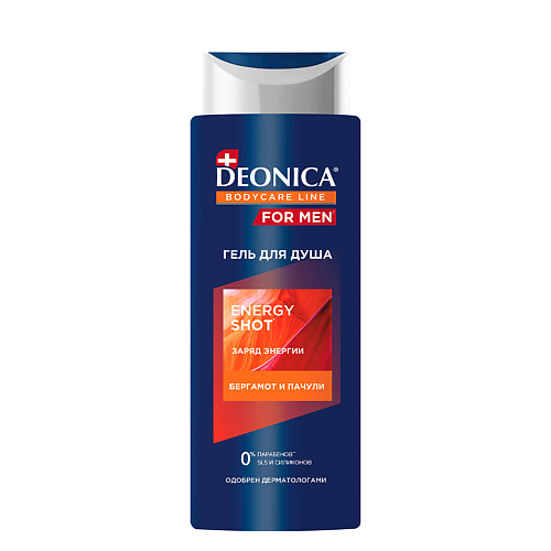 Где купить Deonica DEONICA FOR MEN Гель для  душа Energy Shot 250.0 Deonica 