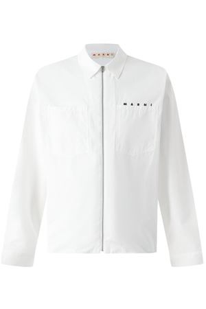 Хлопковая куртка-рубашка Marni