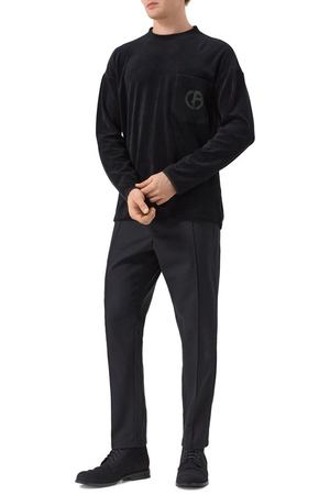 Хлопковый лонгслив Giorgio Armani