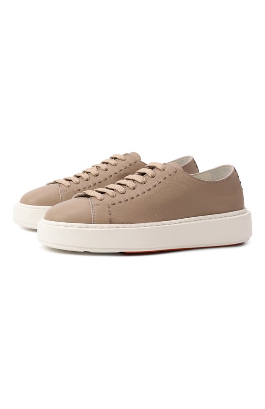 Где купить Кожаные кеды Santoni Santoni 