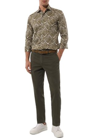 Хлопковая рубашка Kiton