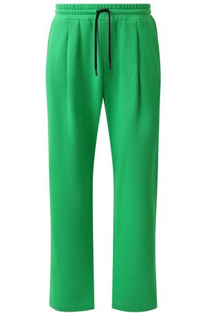 Брюки из хлопка и шелка KNT