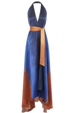 Атласное платье Kiton