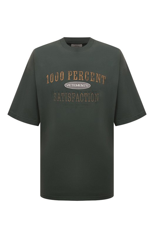Где купить Хлопковая футболка VETEMENTS Vetements 