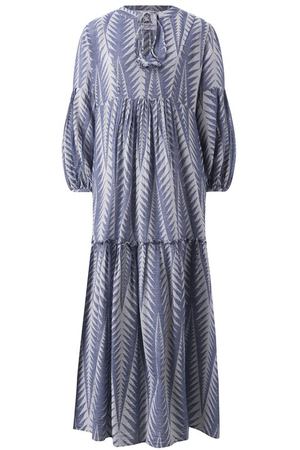 Платье из хлопка и вискозы PEARL&CAVIAR