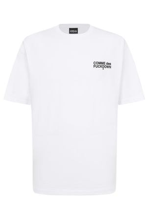 Хлопковая футболка Comme des Fuckdown