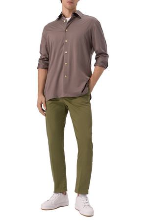 Хлопковая рубашка Kiton
