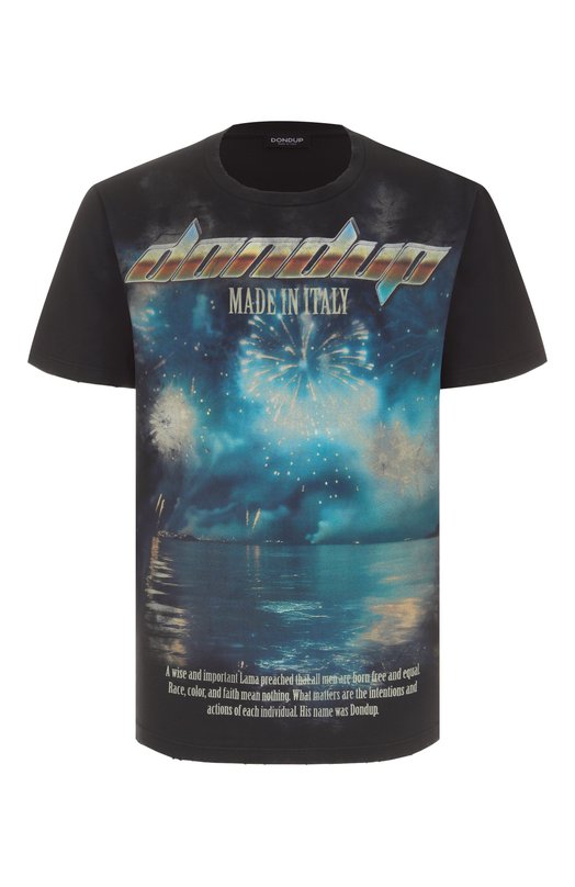 Где купить Хлопковая футболка Dondup Dondup 