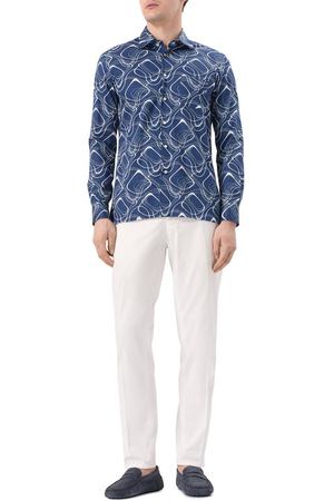 Хлопковая рубашка Kiton