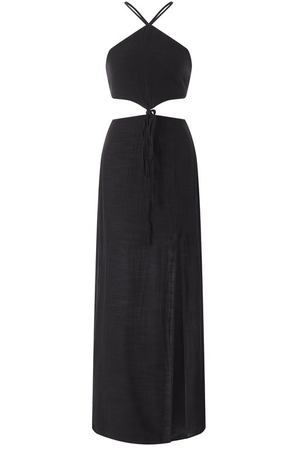 Платье из хлопка и льна PEARL&CAVIAR